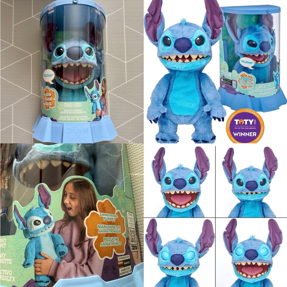 New Stitch Puppetronic / Animatronic RealFX - Toy of the Year Winner